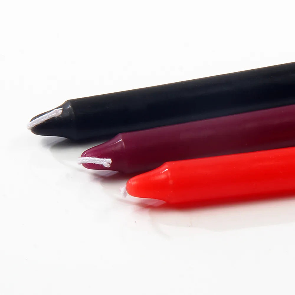 Vela Corporal | Baja Temperatura / 45 Grados | BDSM | Morado / Negro / Rojo | CJS-MSJ-01