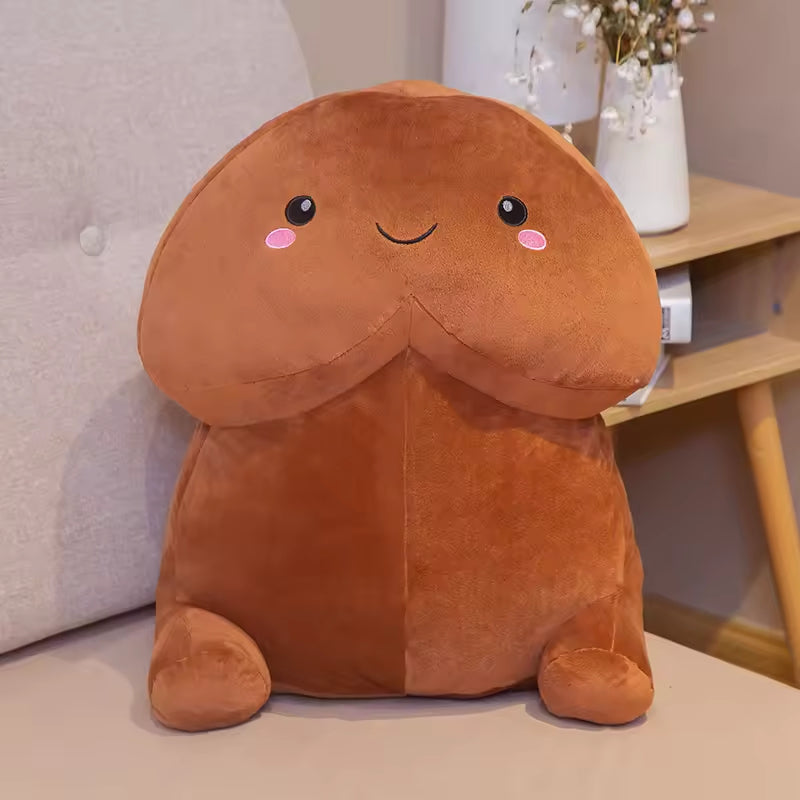 Peluche con Forma de Pene | 20cm | Café | CJS-PEL-06