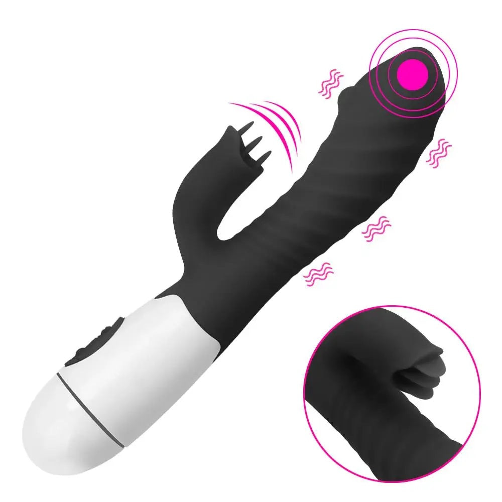 Vibrador Multivelocidad | Recargable | 30 Velocidades | Punto G | 18.8