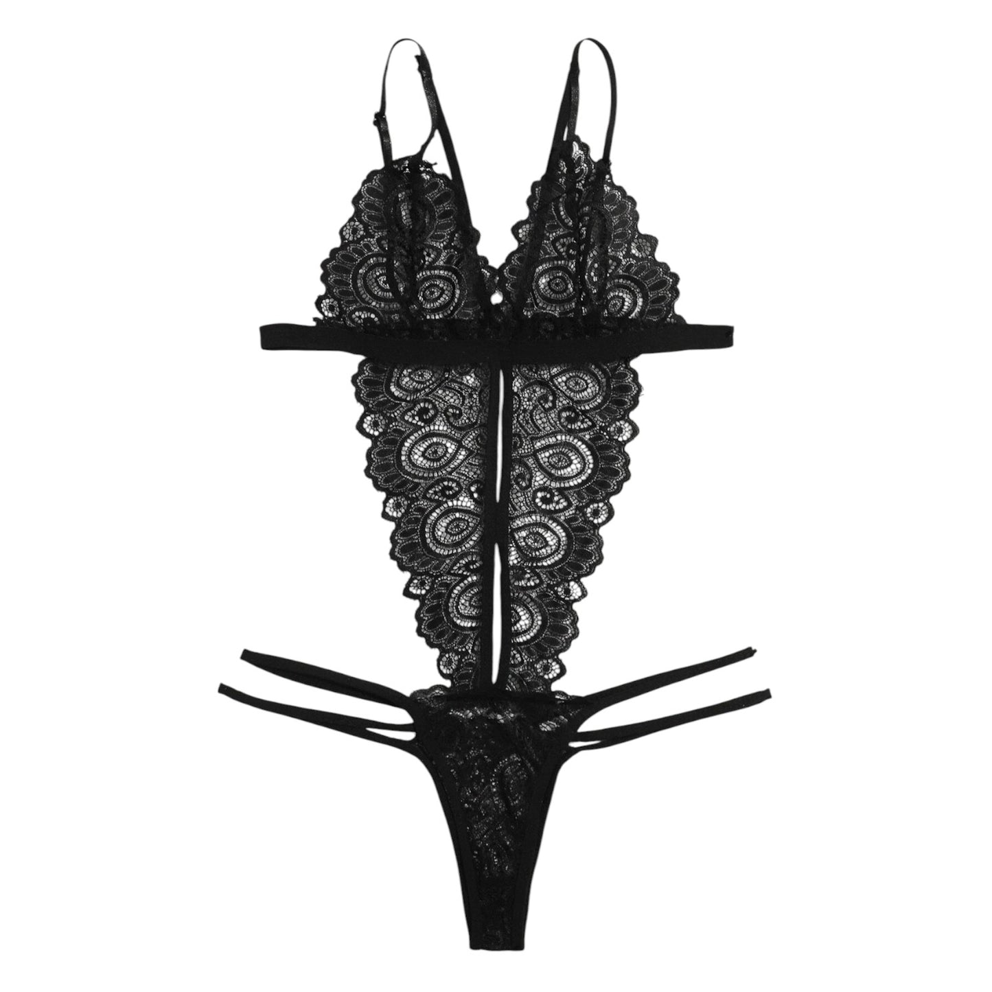 Body | Negro / Rojo | S / M / L | Encaje | CL-BO-22