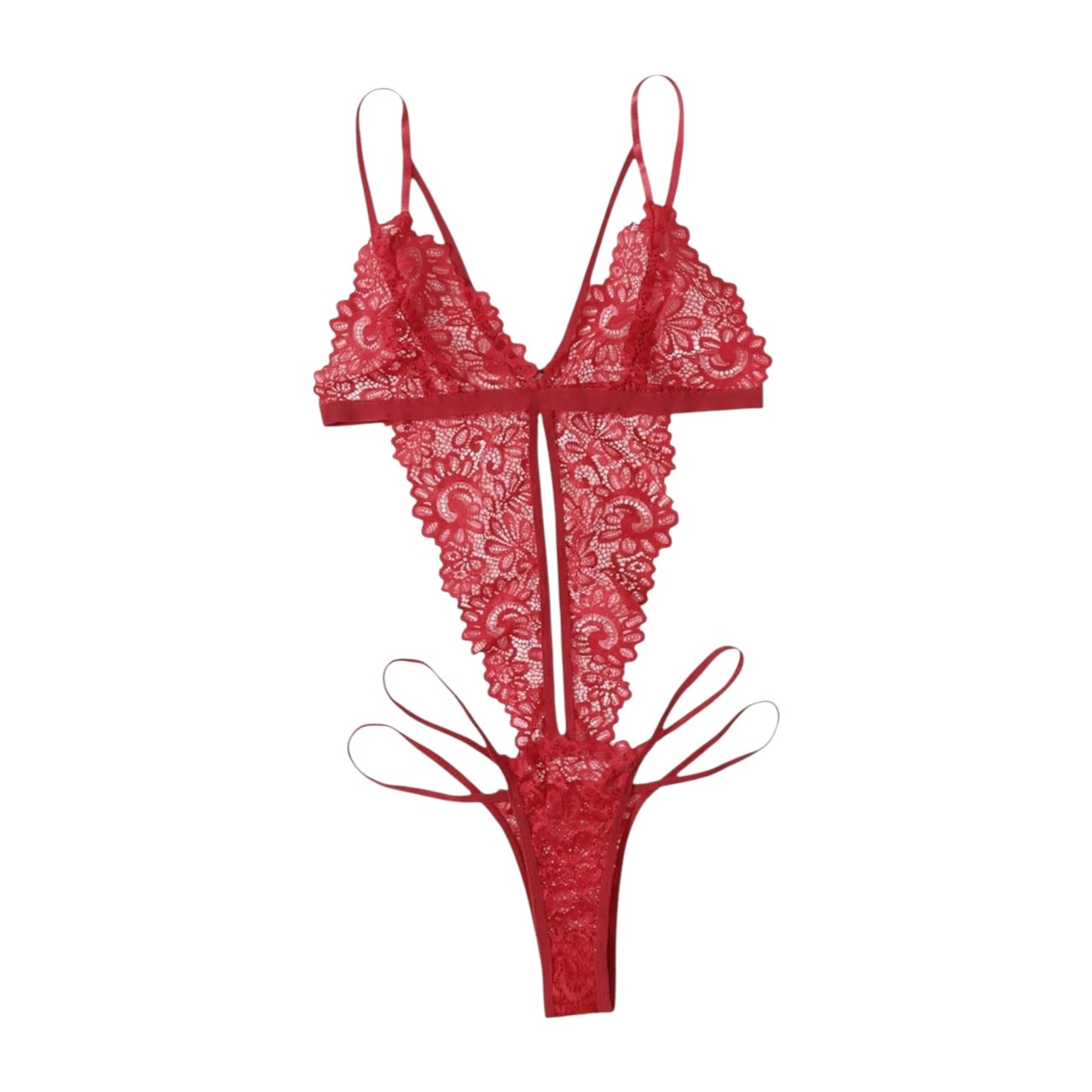 Body | Negro / Rojo | S / M / L | Encaje | CL-BO-22
