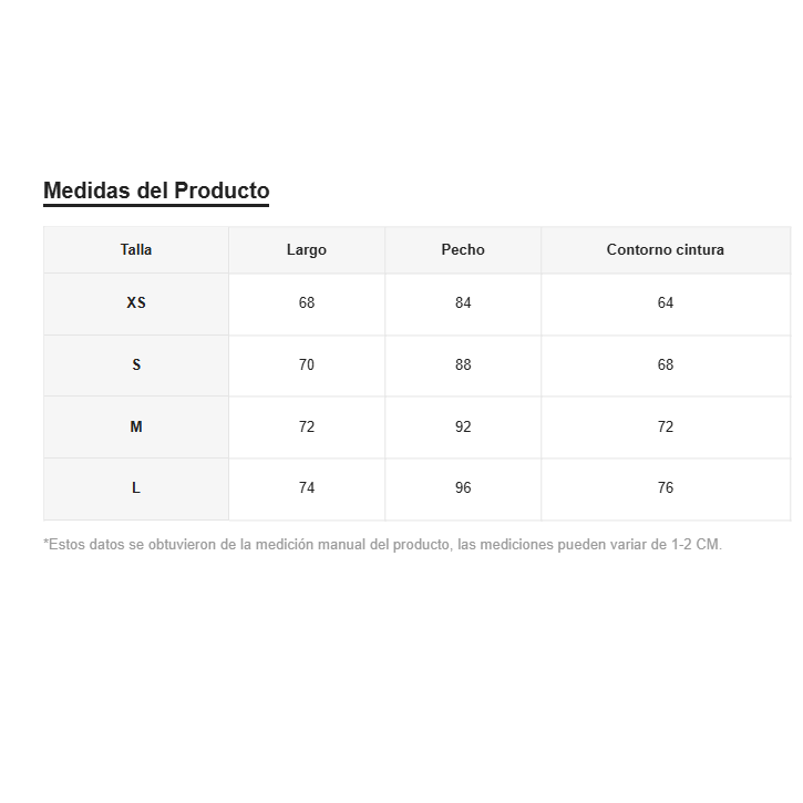 Body | Negro | XS / S / M / L | CL-BO-48