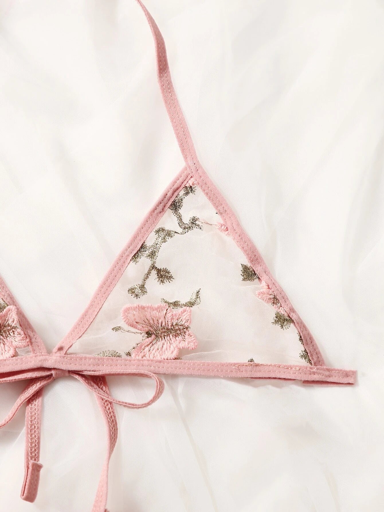 Conjunto | Set de 2 Piezas | Rosado - Floral | S / M / L | Encaje | CL-CO-36