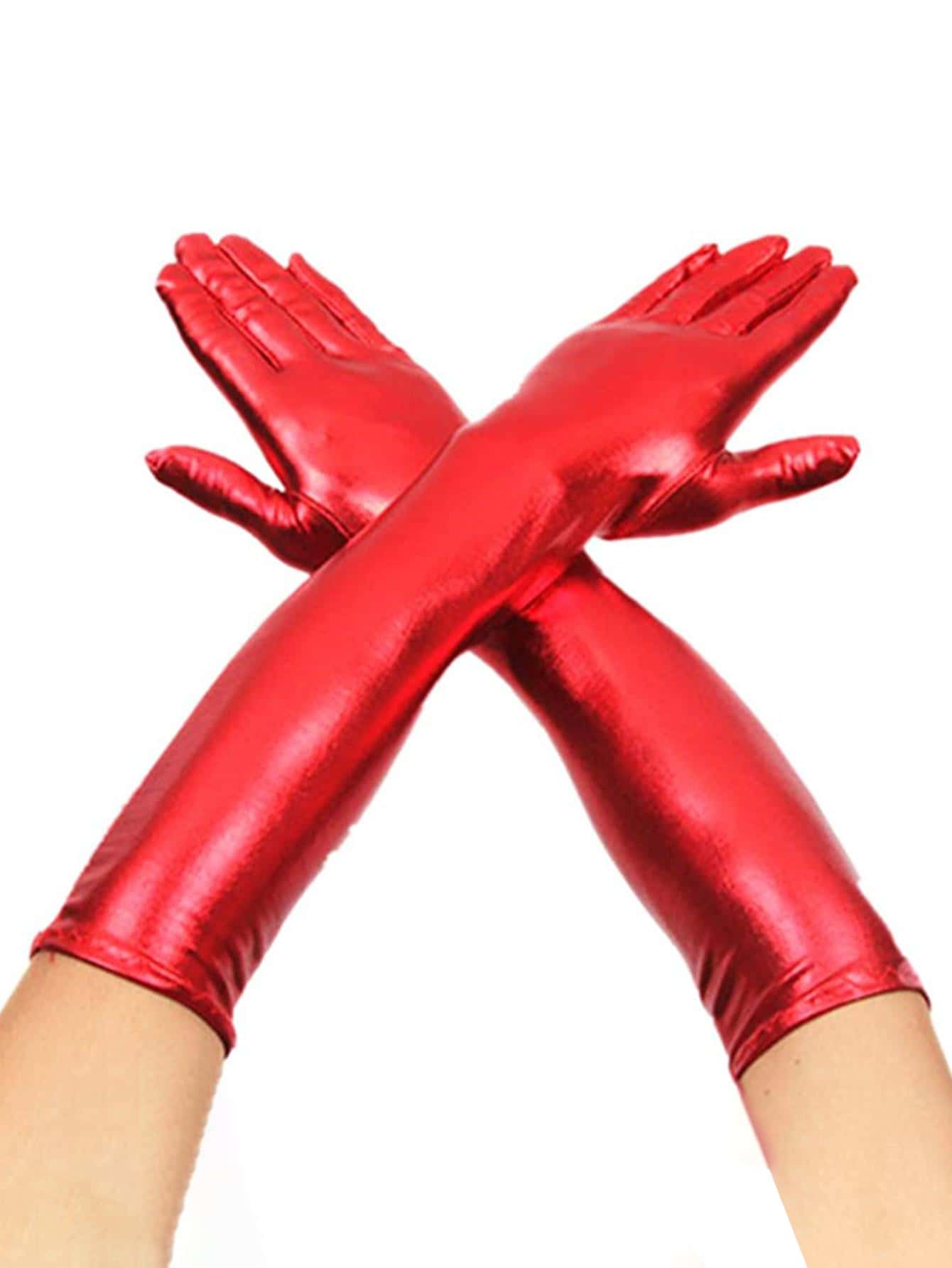 Guantes | Rojo | Talla Única | Cuerina | CL-GU-06