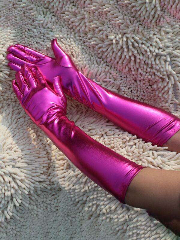 Guantes | Rojo / Fucsia | Talla Única | Cuerina | CL-GU-06