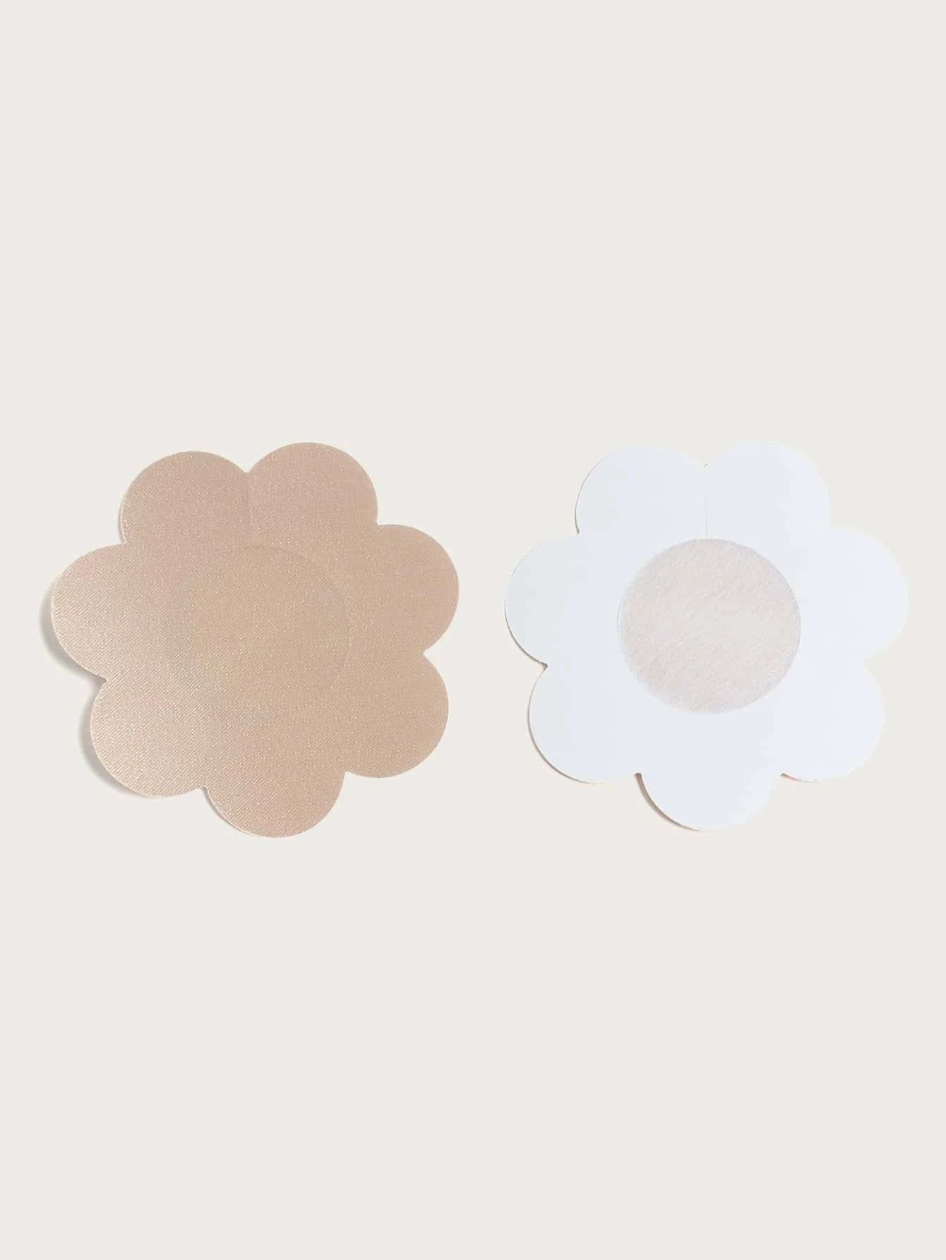 Parches para Pezones | Redondo / Flor | Piel / Negro | CL-PE-01