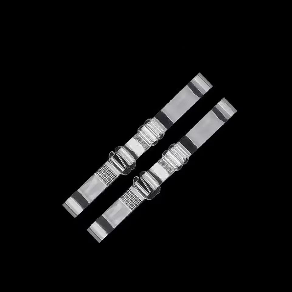 Tiras para Tacones / Zapatos | 2 Pack | Transparente | Liso / Ajustable | TPU | CL-TIR-01