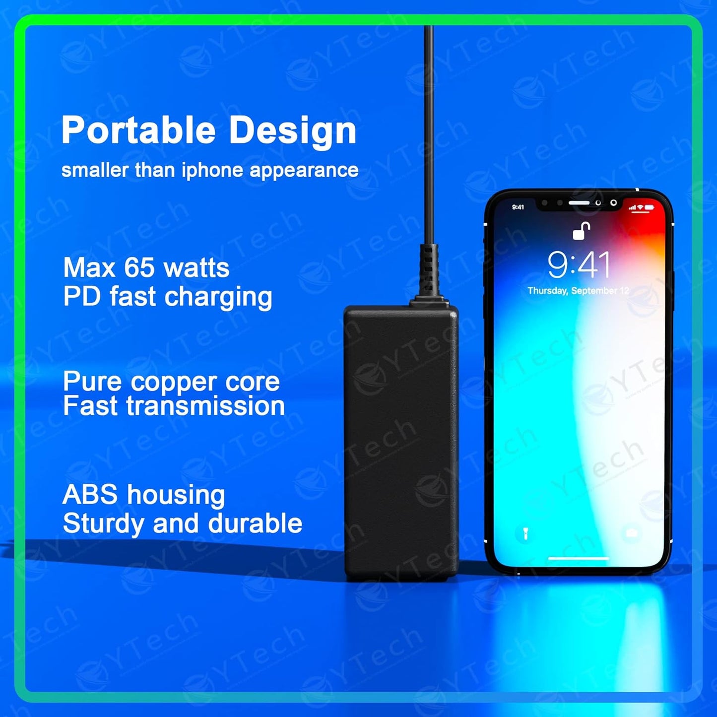 Cargador 4X20M26272(R*) para Laptop Lenovo | USB Tipo C | 65W | 300cm | CLA-CAR-02