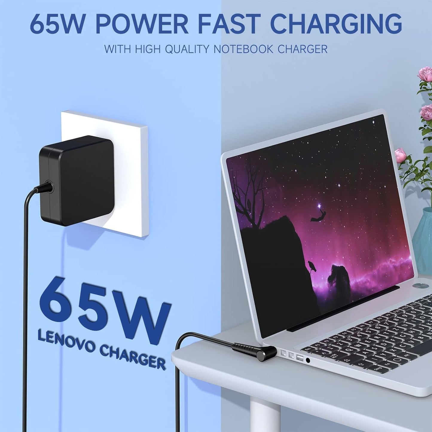 Cargador GX20L29355(R*) para Laptop Lenovo | 65W | 180cm | CLA-CAR-07