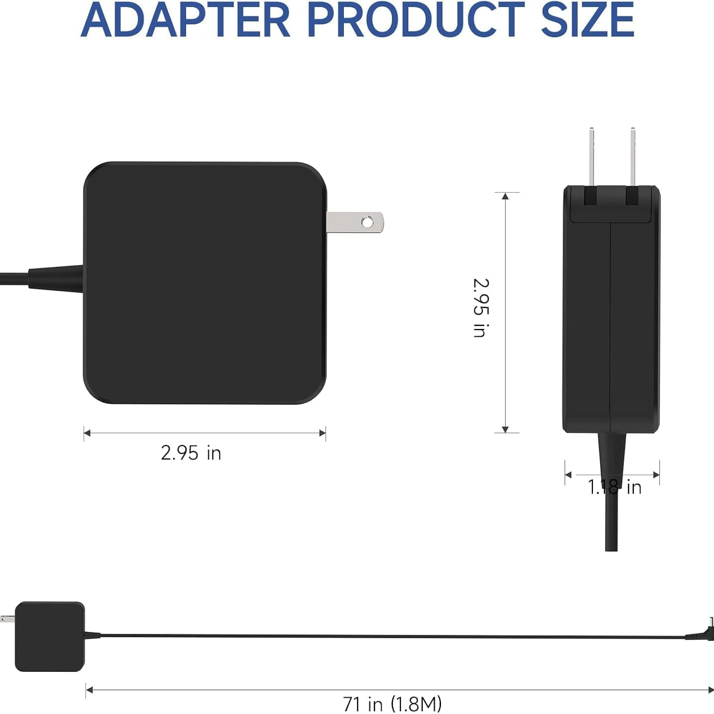 Cargador GX20L29355(R*) para Laptop Lenovo | 65W | 180cm | CLA-CAR-07