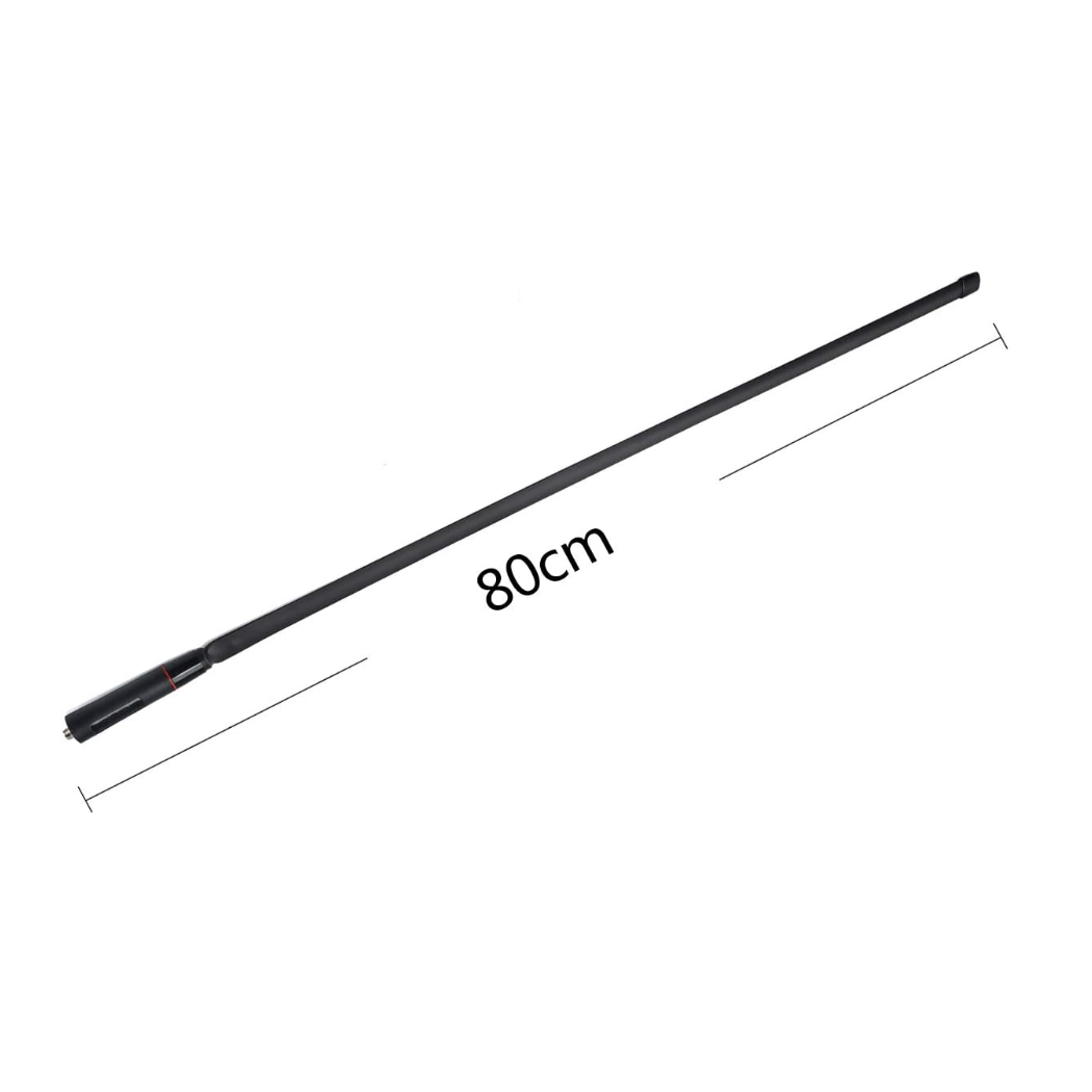 Antena Táctica Plegable | Centroniks AT80 | UHF / VHF | 5.2dBi | 80cm | SMA-Hembra / Motorola | CRC-AN-47