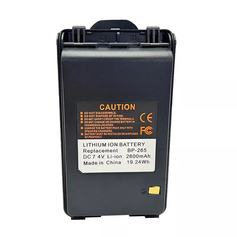 Batería BP-265(R*) para Radios de Comunicación Icom | 7.4V / 1600mAh | CRC-BA-35