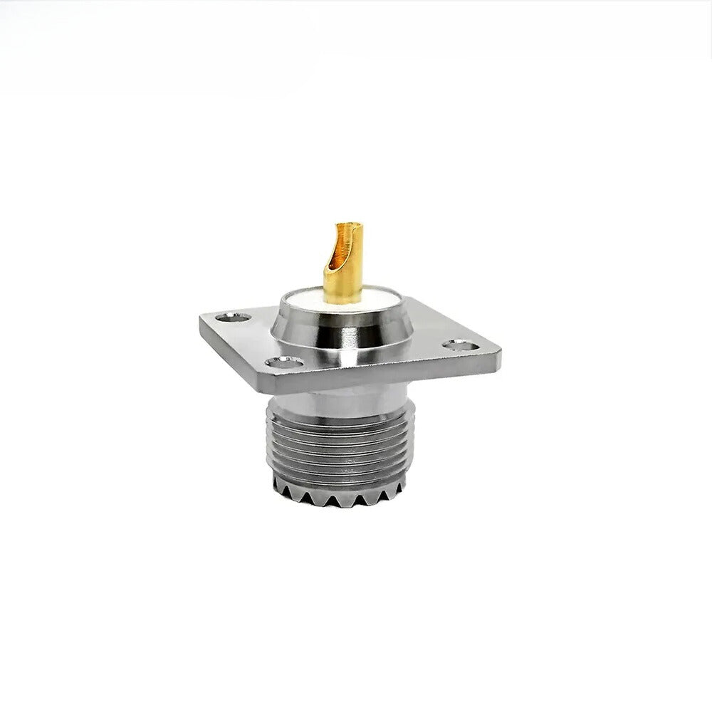 Conector Chasis | SO239 | Montaje de 4 Perforaciones | CRC-CHA-04