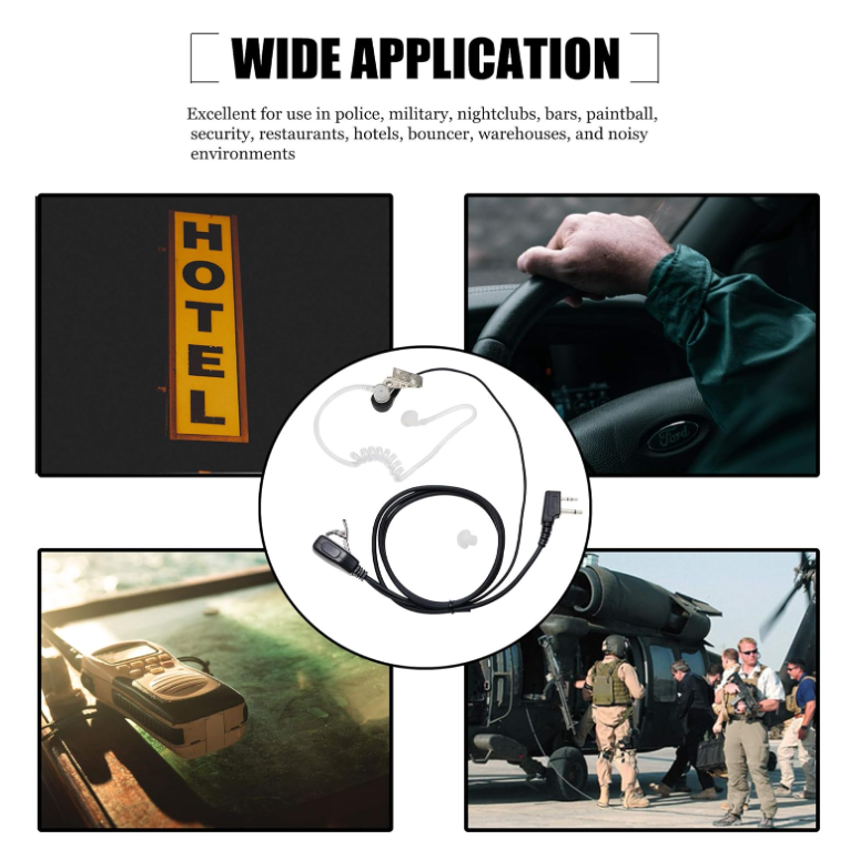 Manos Libres para Radios de Comunicación Midland | GXT / LXT | Acústico | CRC-ML-24