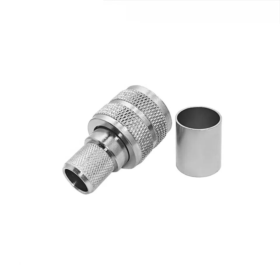 Terminal / Conector PL259 (UHF Macho) de Anillo Plegable para Ensamblar en Cable RG-8/U, RG-213/U | CRC-TER-01