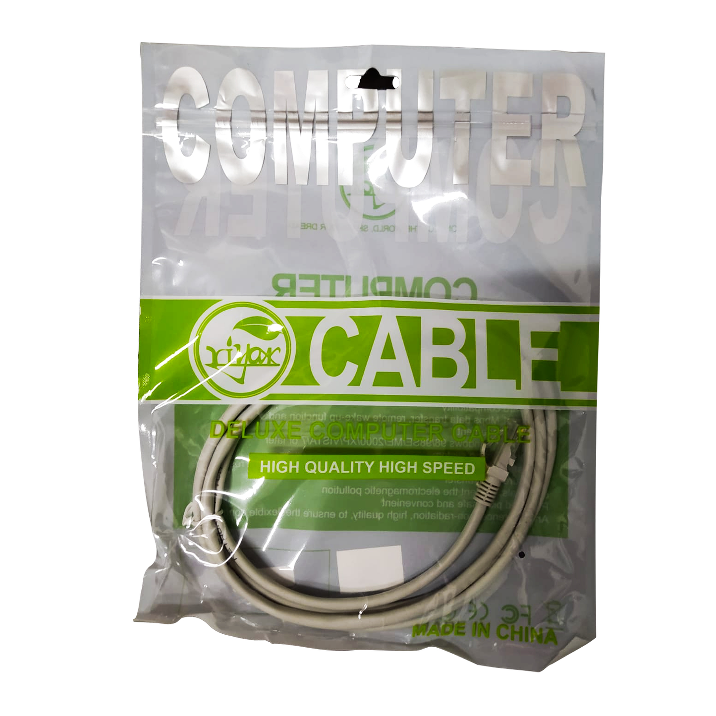 Cable de Red UTP Cat5 | 2 metros | Blanco | CRE-UTP-08