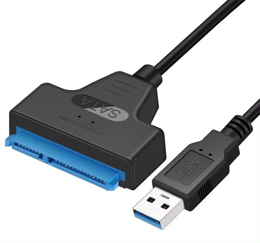 Adaptador USB 3.0 -> Sata 7+15 Pines | Uso en Discos Duros de 2.5" | CTE-ADA-14