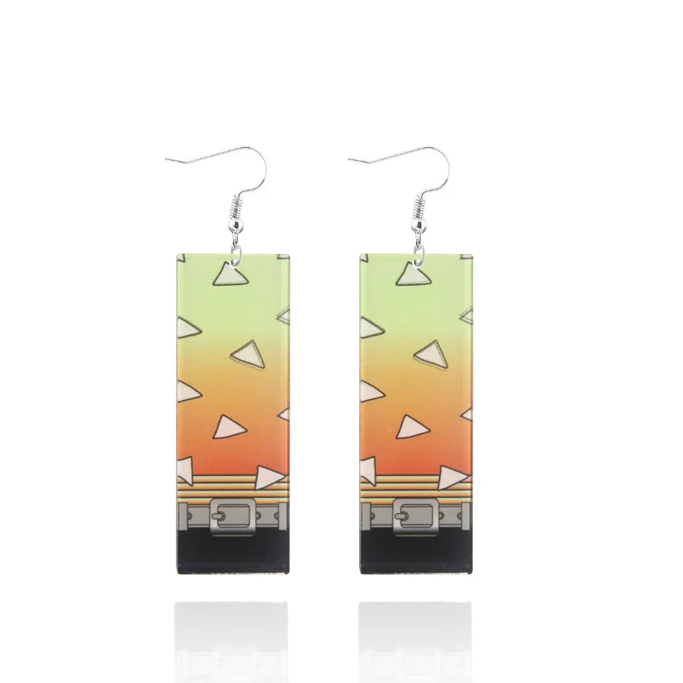 Aretes de Tanjiro Kamado | Demon Slayer / Kimetsu no Yaiba | Set de 2 Aretes | 11 Estilos | CZG-ARE-02