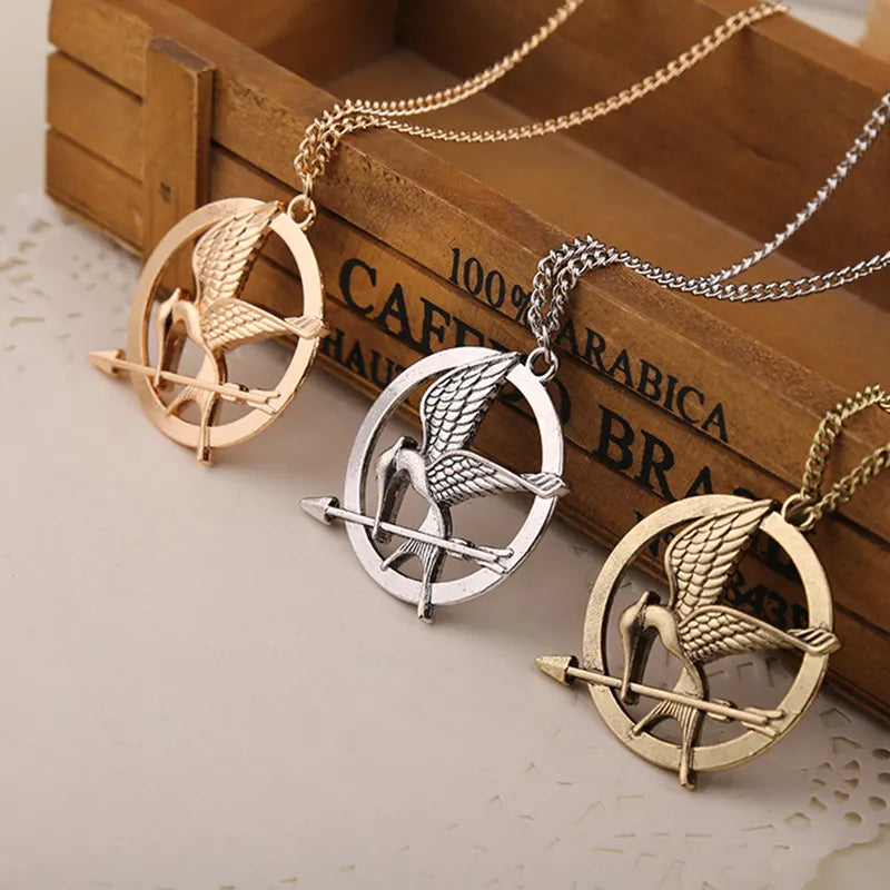 Collar - Sinsajo | Los Juegos del Hambre / The Hunger Games | Dorado / Plateado / Bronce | CZG-COL-33