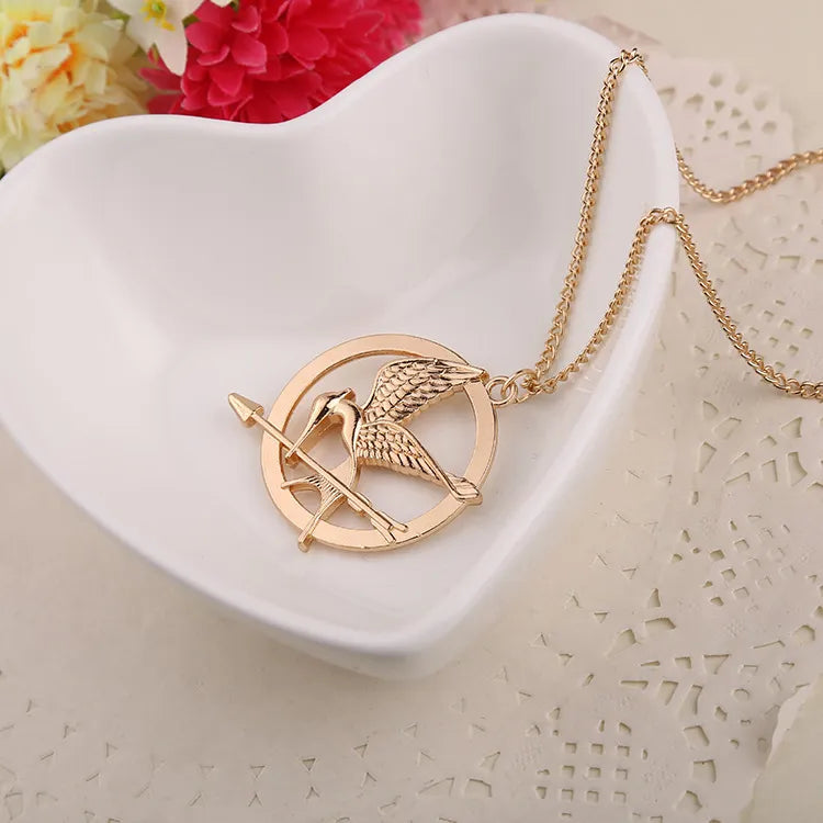 Collar - Sinsajo | Los Juegos del Hambre / The Hunger Games | Dorado / Plateado / Bronce | CZG-COL-33