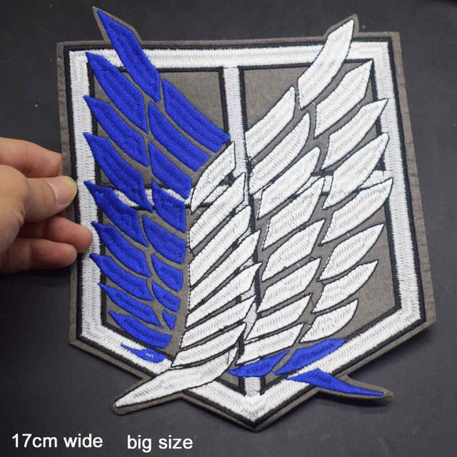Parche / Escudete / Insignia de Attack On Titan / Shingeki No Kyojin | 17cm | CZG-ESC-05