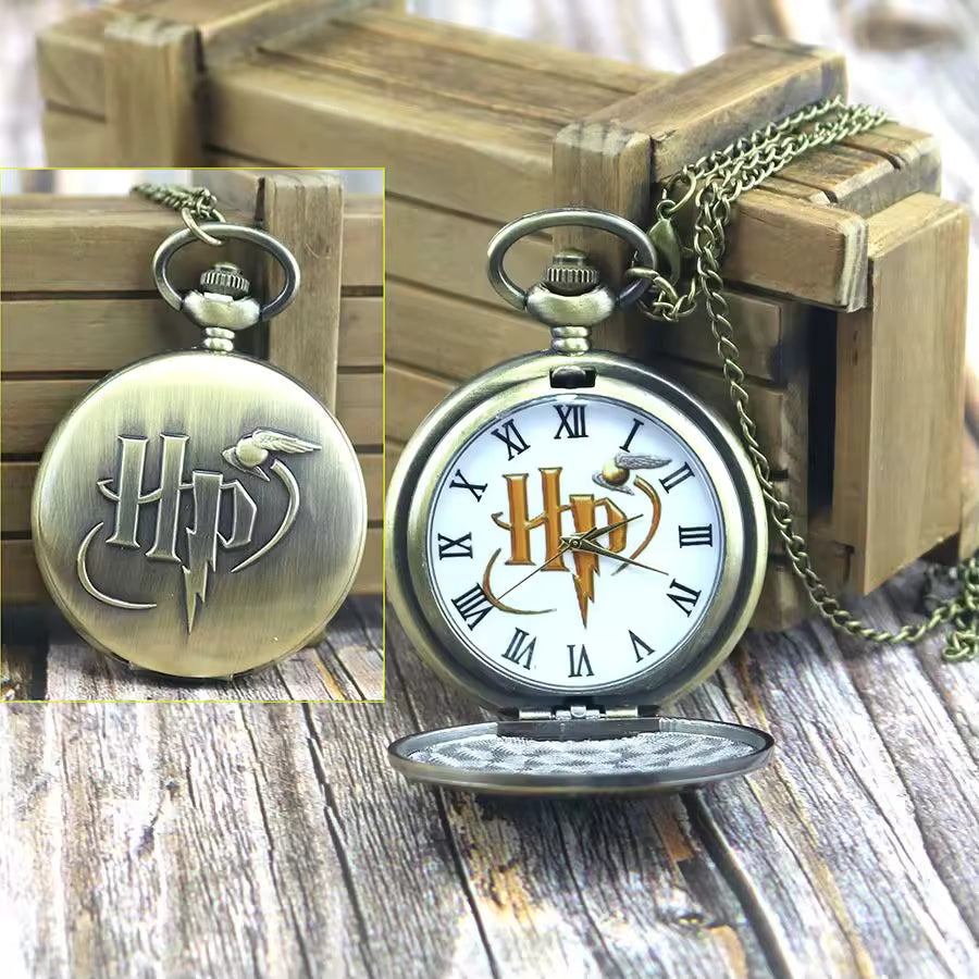 Reloj de Bolsillo | Harry Potter | Dorado / Café | CZG-RE-05