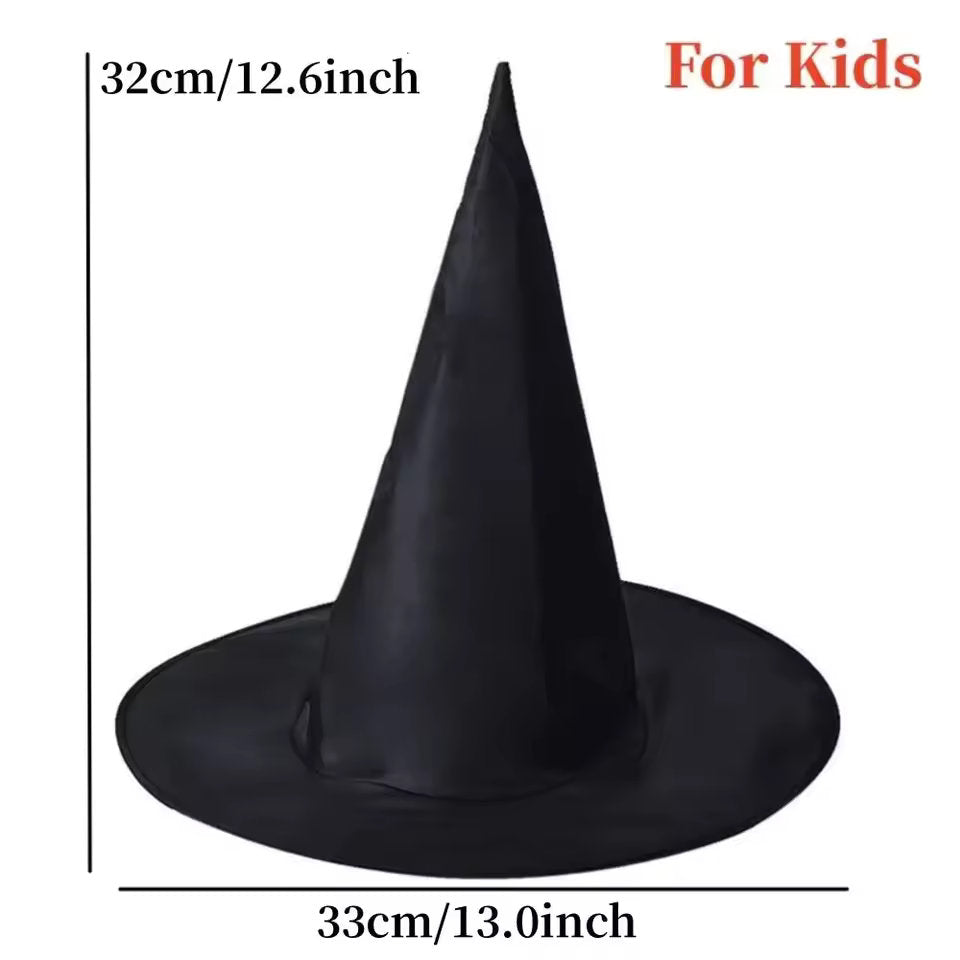 Sombrero de Bruja | Halloween / Puntiagudo | Adulto / Niño | CZG-SMB-01