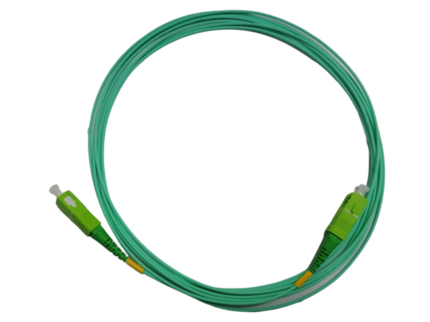 Jumper de Fibra Óptica | Simplex / Monomodo | 3.5m | Verde | CRE-FIB-02