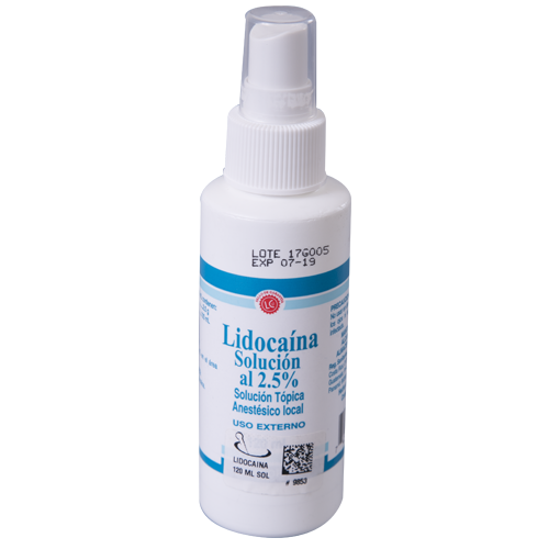 Retardante / Anestesia Anal | Spray | Lidocaína - 120mL
