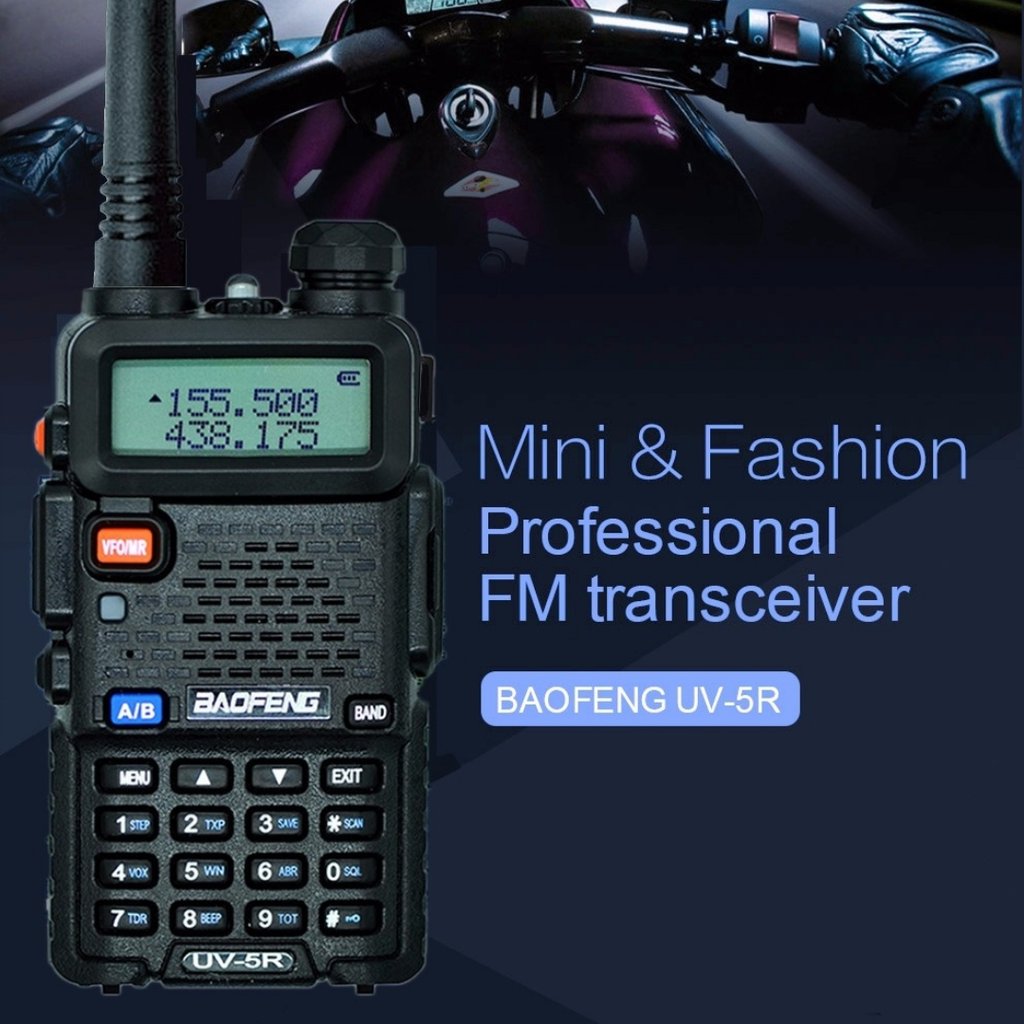 Radio de Comunicación Baofeng UV-5R | UHF / VHF | Negro / Camo