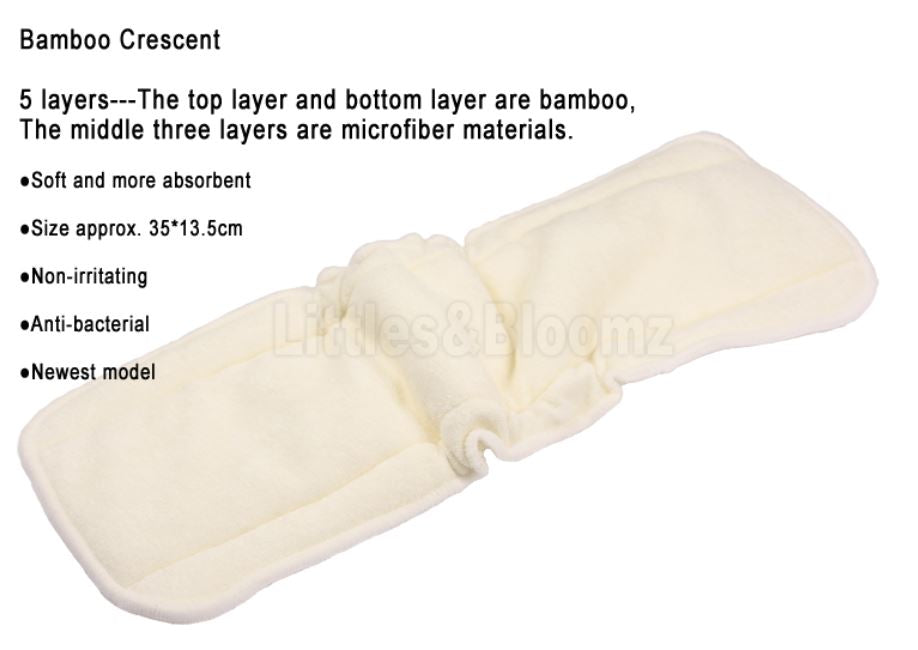 Insertos Ultra Absorbentes para Pañales de Tela | Carbón / Bamboo | Reutilizables