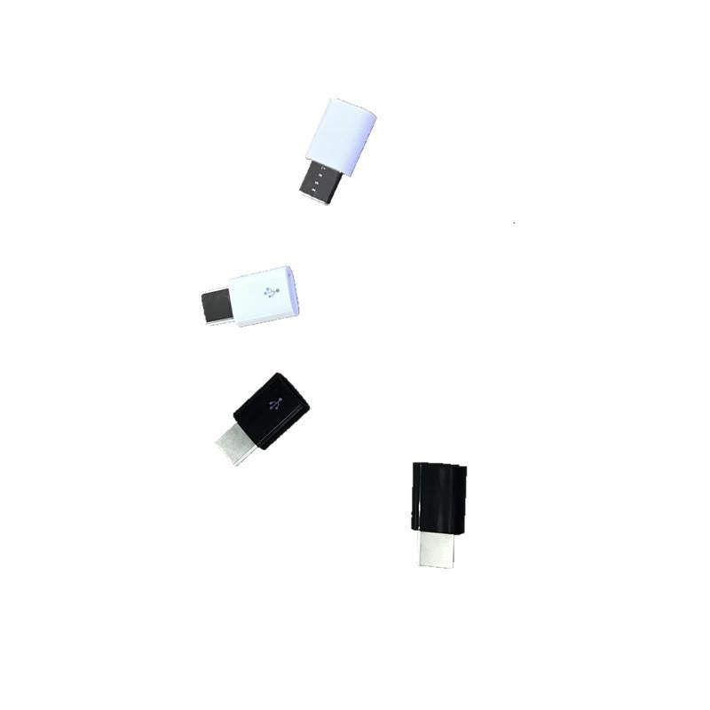 Adaptador USB Micro B -> USB C | Negro / Blanco | CCE-ADA-01