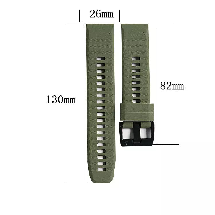 Repuesto de Brazalete QuickFit(*R) 26 para Reloj / Smartwatch Garmin 7X / 6X / 6X Pro / 5X Plus | 3 Colores | CCE-COR-16