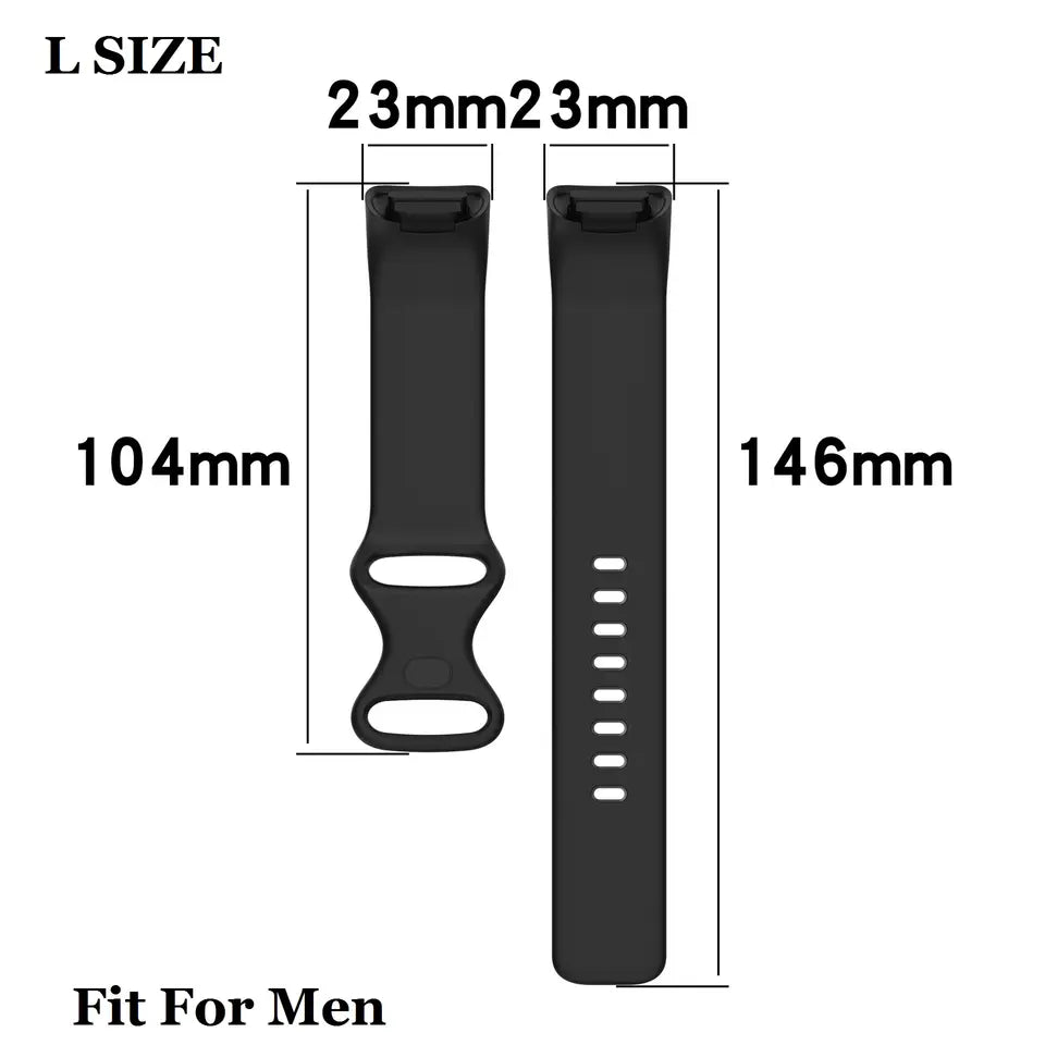 Repuesto de Brazalete para Reloj / Smartwatch Fitbit Charge 5 | Negro | S / L | CCE-COR-43