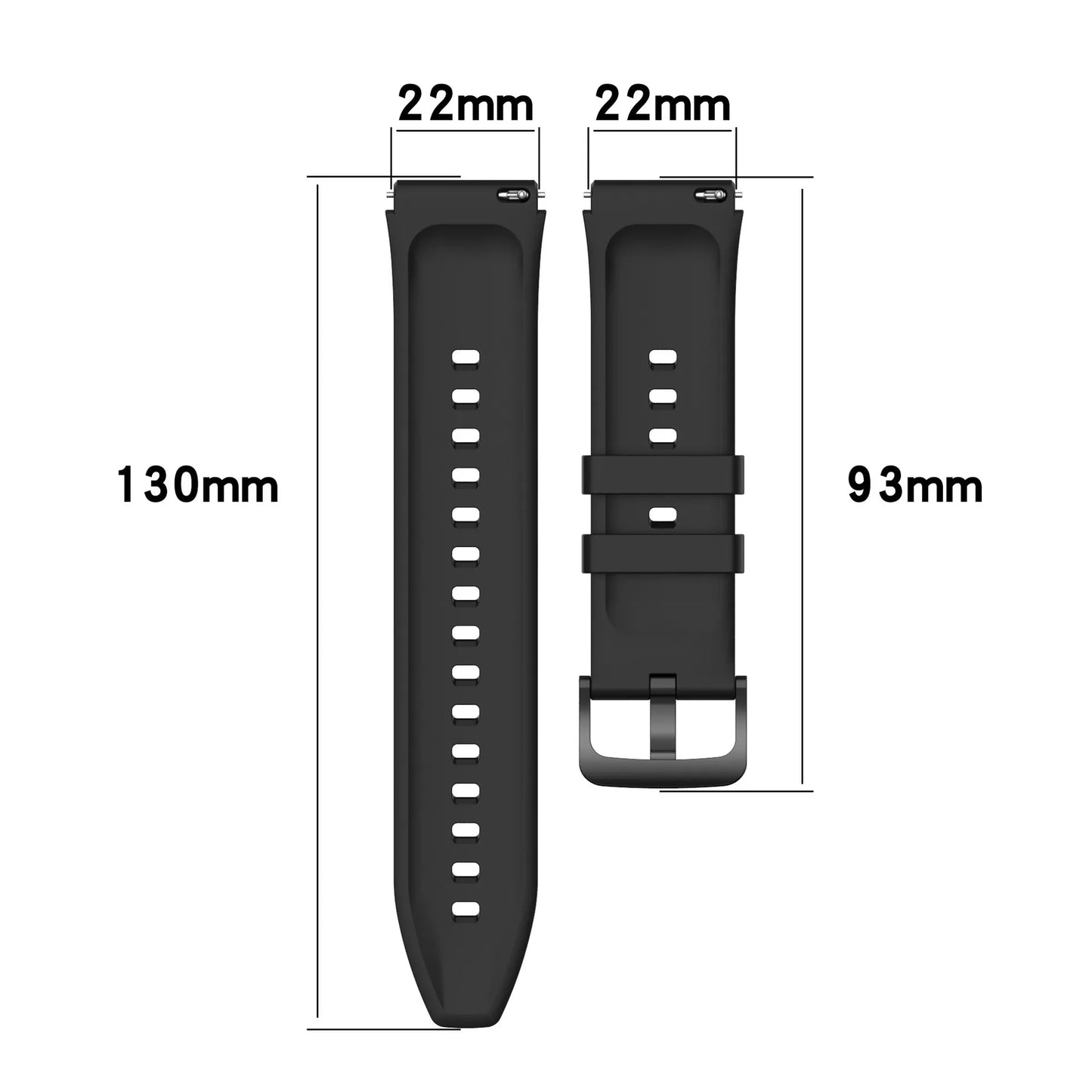 Repuesto de Brazalete para Reloj / Smartwatch Xiaomi Watch S1 / Watch S1 Active | Negro | CCE-COR-45