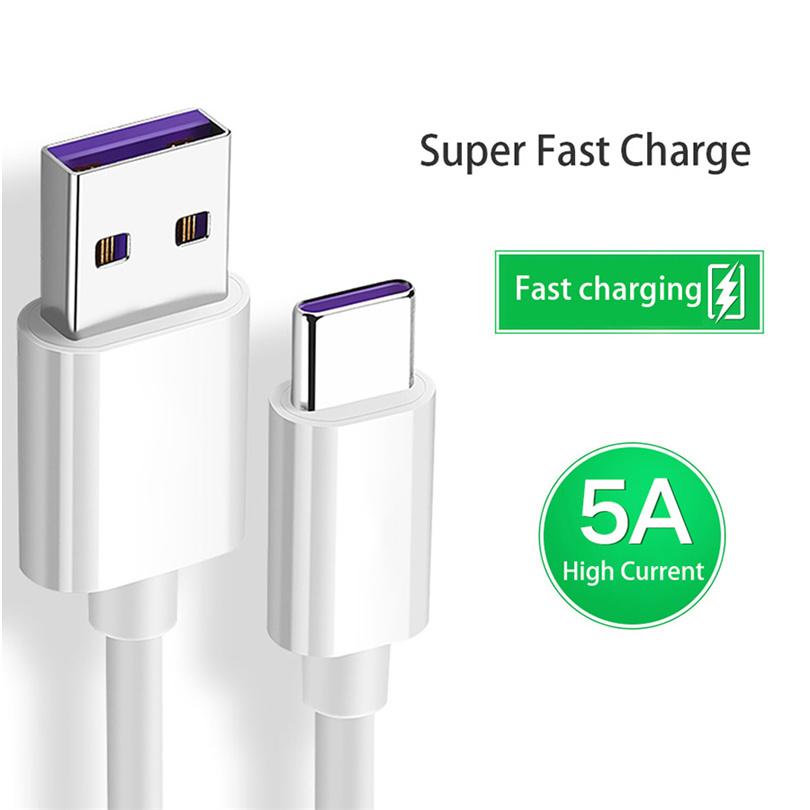 Cable USB | 1m | USB A -> USB C | Blanco / Negro | CCE-CUS-02