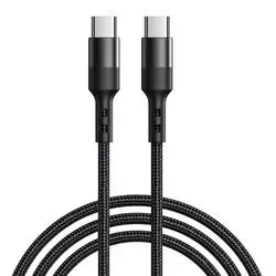 Cable USB | 2 Metros | USB C -> USB C | Negro / Rojo | CCE-CUS-07