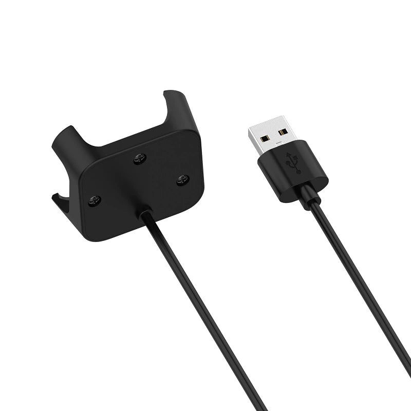 Cable/Clip para Cargar Relojes Xiaomi Mi Watch Lite | 1 Metro | 2 Estilos | Negro | CCE-CUS-16