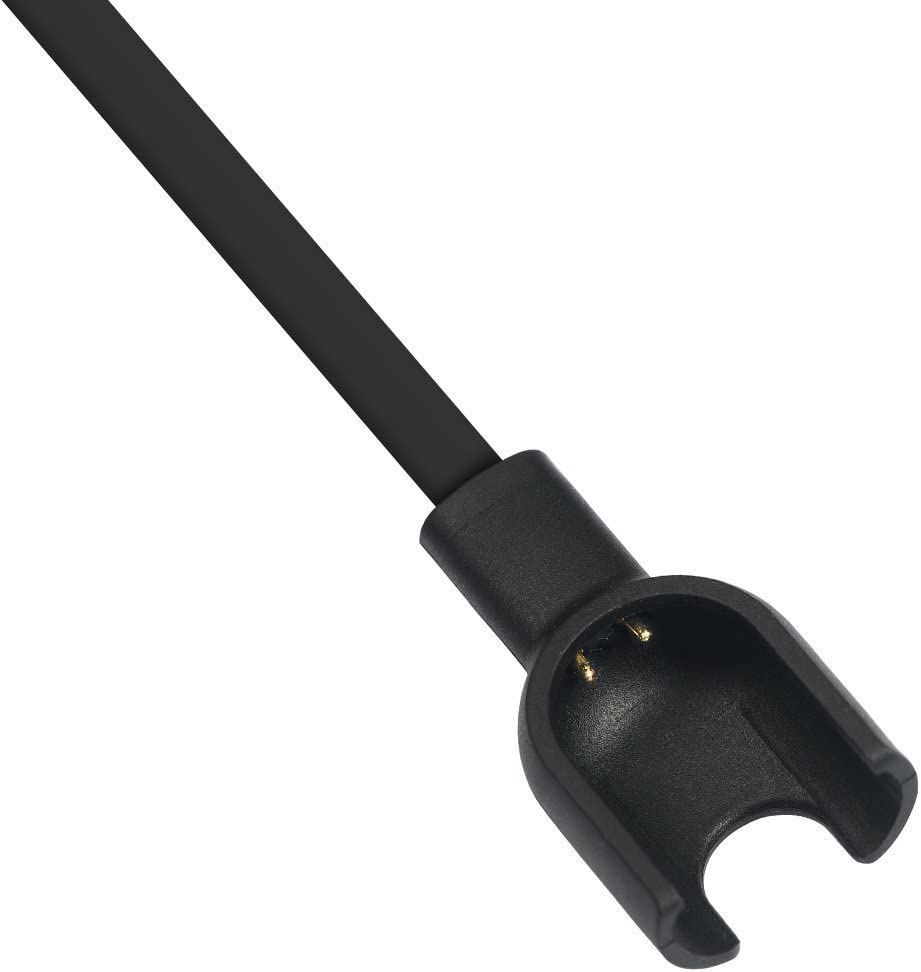 Cable/Clip para Cargar Relojes Xiaomi Mi Band 2 | 12cm | Negro | CCE-CUS-22