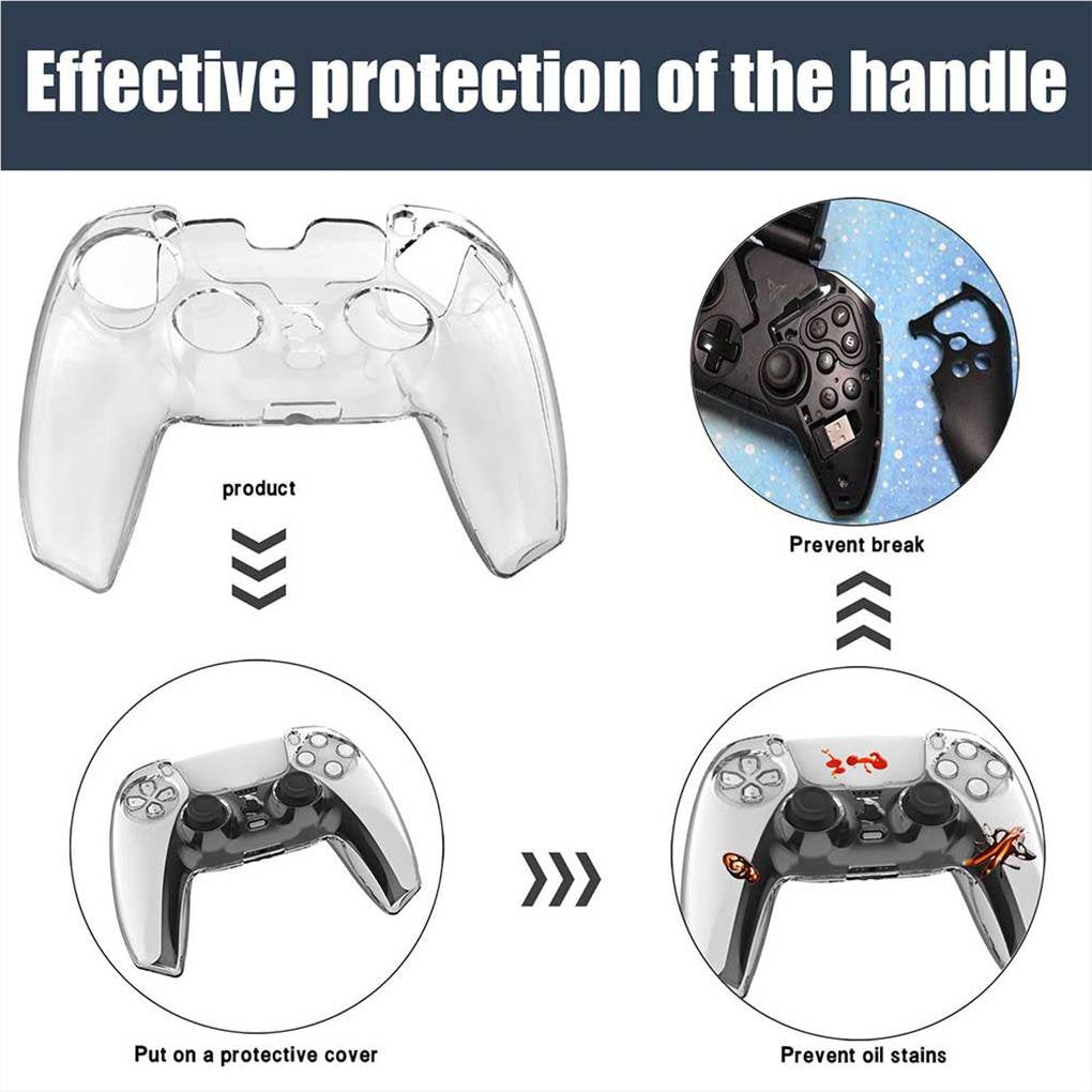 Estuche / Funda / Protector para Control de PlayStation 5 | Transparente | PC | CCE-EST-05