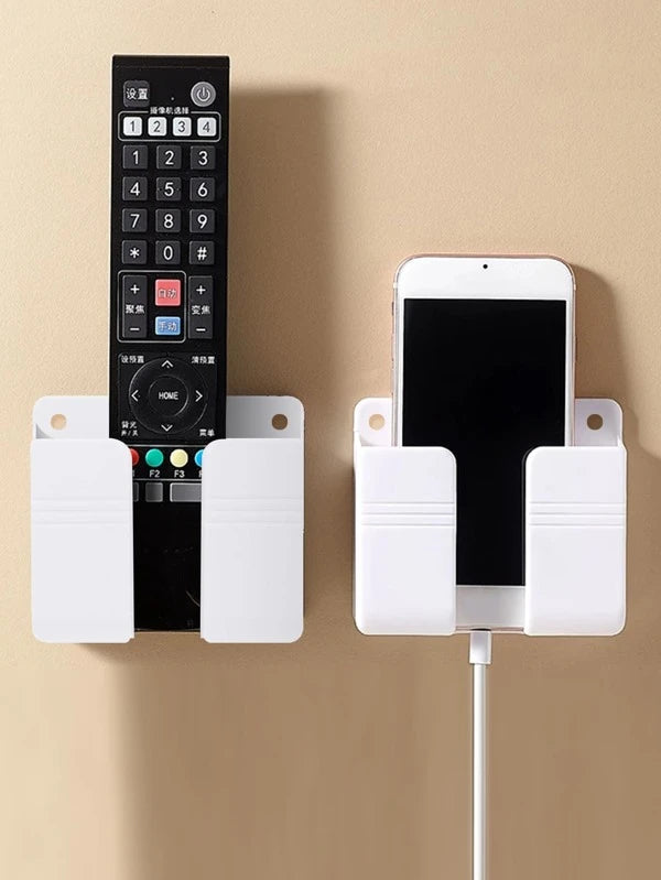 Holder para Celular / Control Remoto | Incluye Cinta Adhesiva de Doble Cara | Blanco | CCE-HLD-04