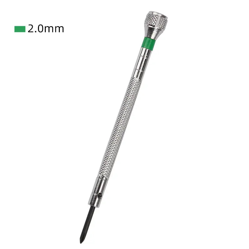 Destornillador Relojero | Phillips / Cruz | 1.2mm / 1.4mm / 1.6mm / 1.8mm / 2.0mm | CCE-HRM-02