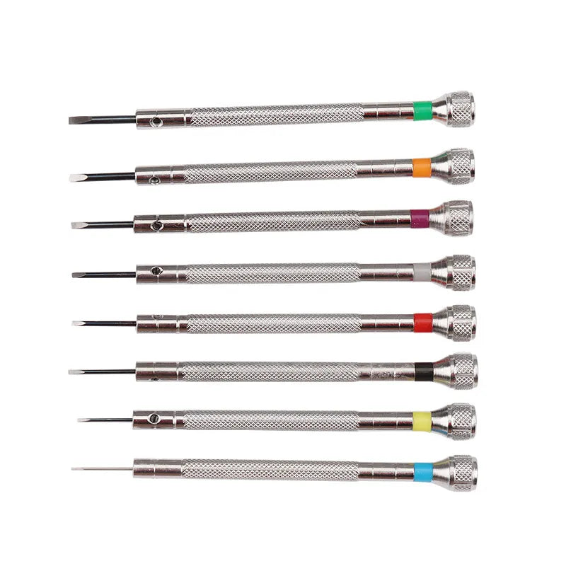 Destornillador Relojero | Plano | 0.6mm / 0.8mm / 1.0mm / 1.2mm / 1.4mm / 1.6mm / 1.8mm / 2.0mm | CCE-HRM-01