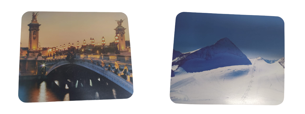 Mousepad con Diseño | 22cm x 18cm | 2 Estilos / Paisajes | CTE-MSP-02