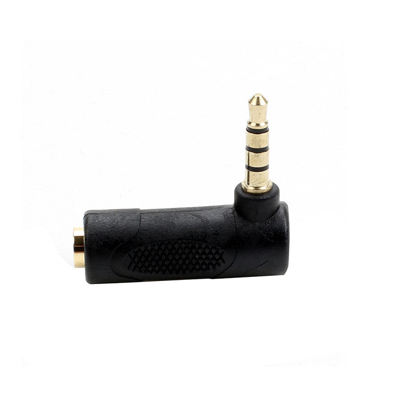 Codo / Adaptador 3.5mm Hembra - 3.5mm Macho | Negro | CE-AD-13