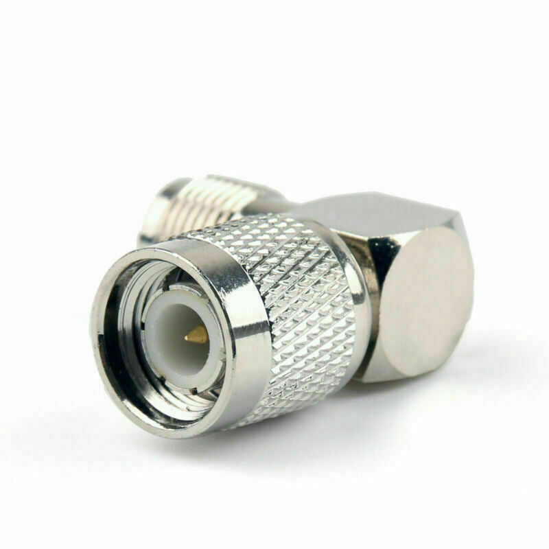 Adaptador TNC Macho - TNC Hembra | Unión / Codo de 90 Grados | CE-AD-23