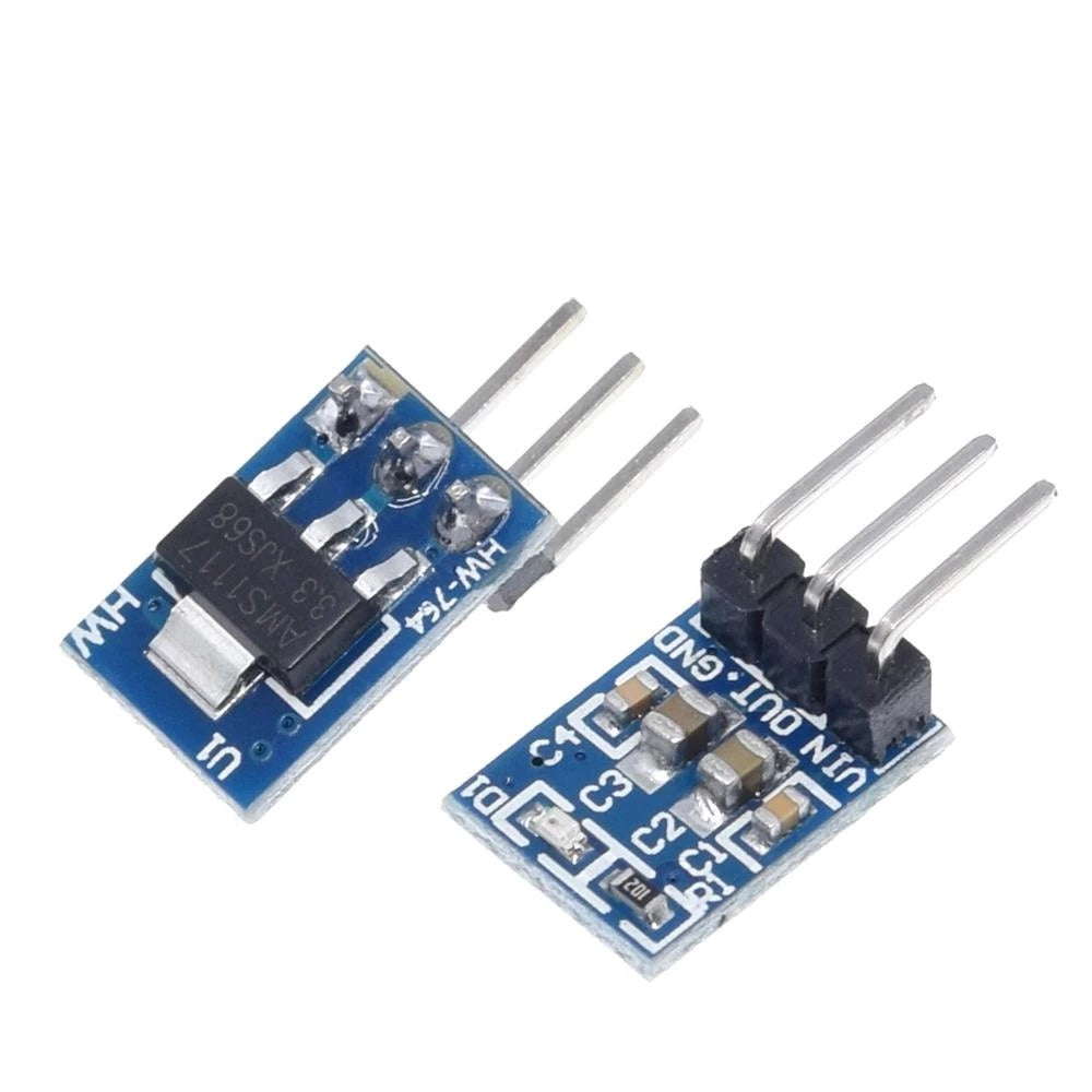 Módulo - Mini Fuente de Alimentación / Convertidor DC-DC Reductor | 3.3V / 0.8A | AMS1117 | CE-ARD-04