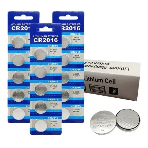 Pila - Batería CR2016 / 5000LC | 5 Pack | 3V / 75mAh | CE-BAT-08