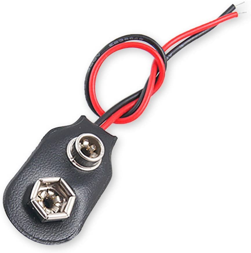 Clip / Broche para Batería Rectangular E / PP3 de 9V | CE-BAT-18