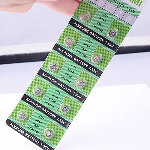 Pila - Batería AG1 / LR60 / LR621 / 1175SO | 10 Pack | 1.5V / 20mAh | CE-BAT-19